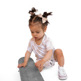 Bummie Two Piece Set in Salt + Sand Checkered