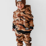 Fleece Hoodie + Sweatpants Set in Ranger