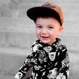 Bamboo Bandana Bib in Born to Be Wild