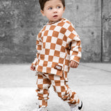 Waffle Set in Vanilla + Chestnut