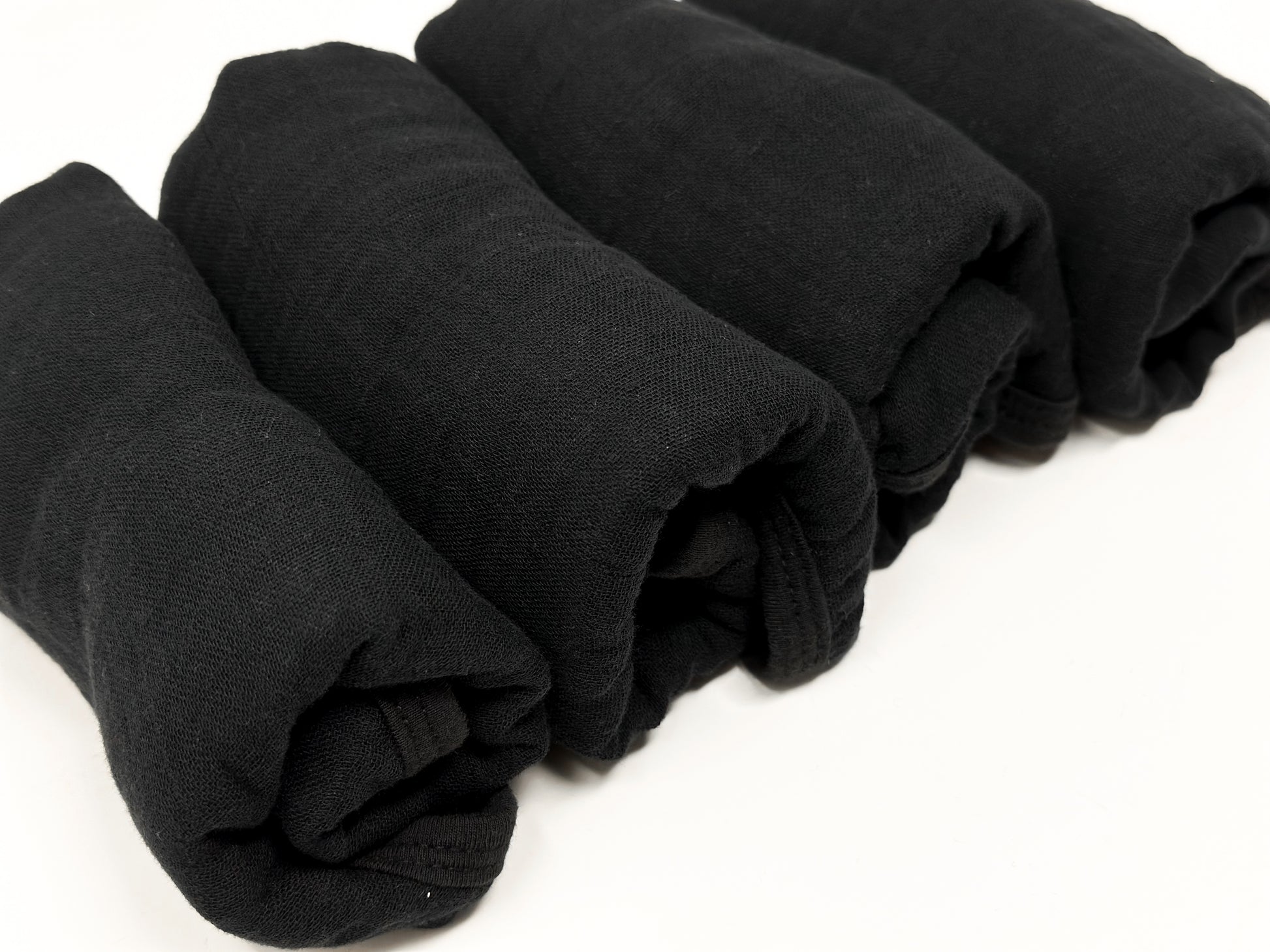 Organic Muslin Burp Clothes — 4 Pack (Jett)