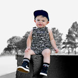 Cut Off Overalls in Urban Drip [Midnight Edition]