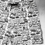 Men's Hybrid Swim Trunks in Urban Drip