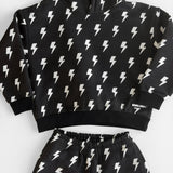 Fleece Hoodie + Sweatpants Set in Jagger