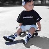 Bamboo Graphic Tee in Troublemaker