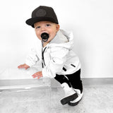 RB x LB The Core-Classic Midi Boot in Black / White - Rebel Bro