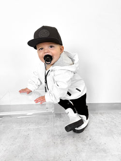 Image of The Core-Classic Midi Boot in Black / White