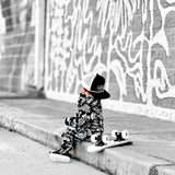 Organic Ribbed Set in Bad Boy [Midnight Edition]