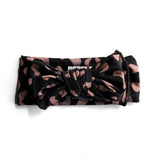 Bamboo Bow in Midnight Mocha Leopard