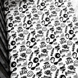 Bamboo Crib Sheet in Cool Kid