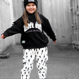 Relaxed Fit Hoodie in Rebel Bro x Live Fast Flames