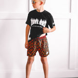 Hybrid Swim Trunks in Caliente