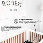 Bamboo Crib Sheet - Jagger - Rebel Bro