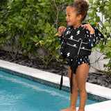 Neoprene Swim Vest with Head Support in Jagger
