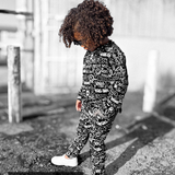 Organic Ribbed Set in Urban Drip [Midnight Edition]