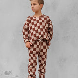 Organic Ribbed Set in Spiced Cider + Graham
