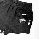 Hybrid Swim Trunks in Midnight Tide [Acid Wash]