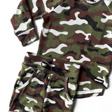 Organic Ribbed Set in Classic Camo