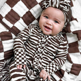 Bamboo Bow in Desert Zebra