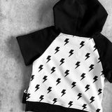 Short Sleeve Hoodie in Bowie
