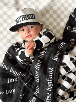 Image of Long Live Boyhood x Later Skater Organic Muslin Quilt