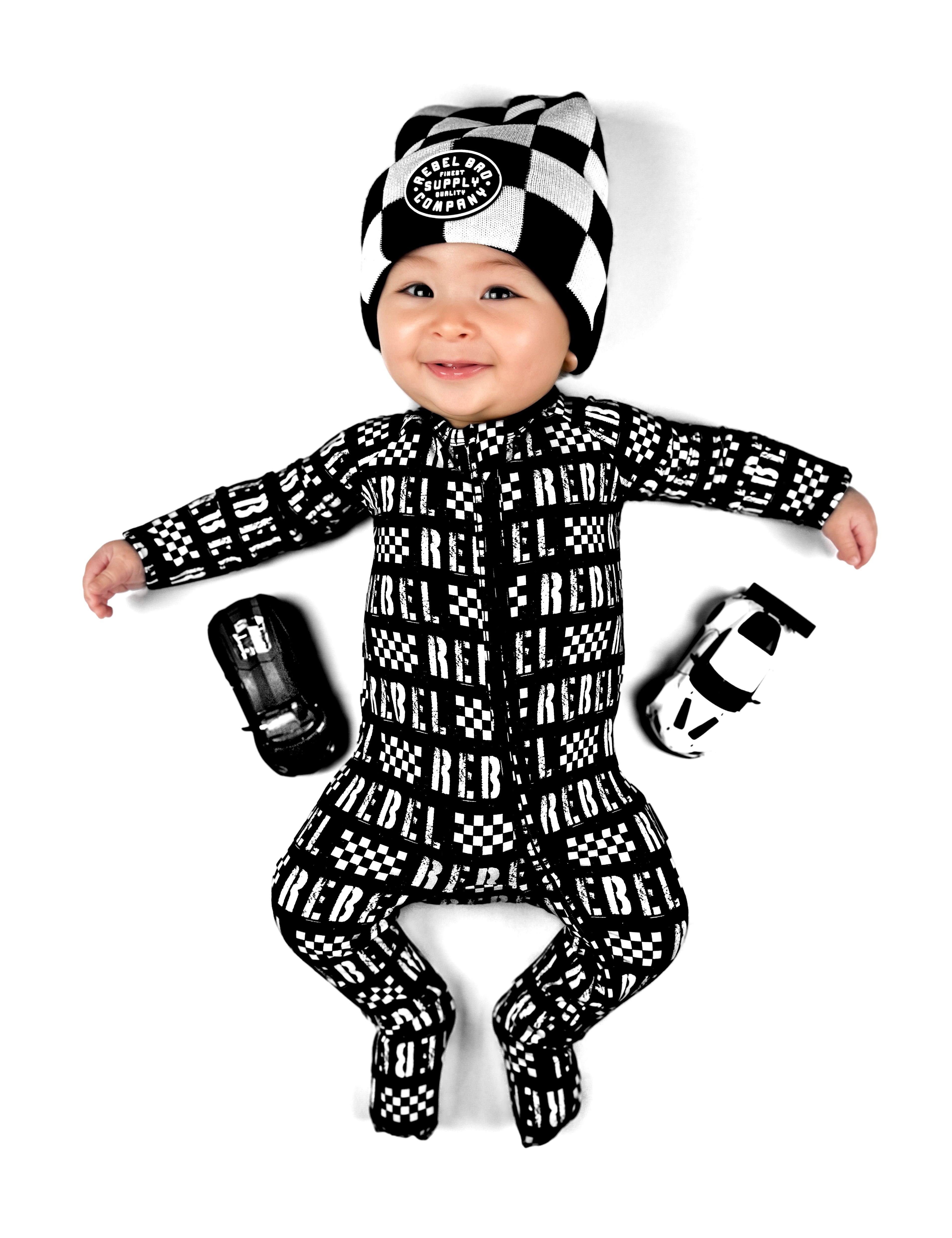 Bamboo Zippy Sleeper in Rebel Racer - Rebel Bro
