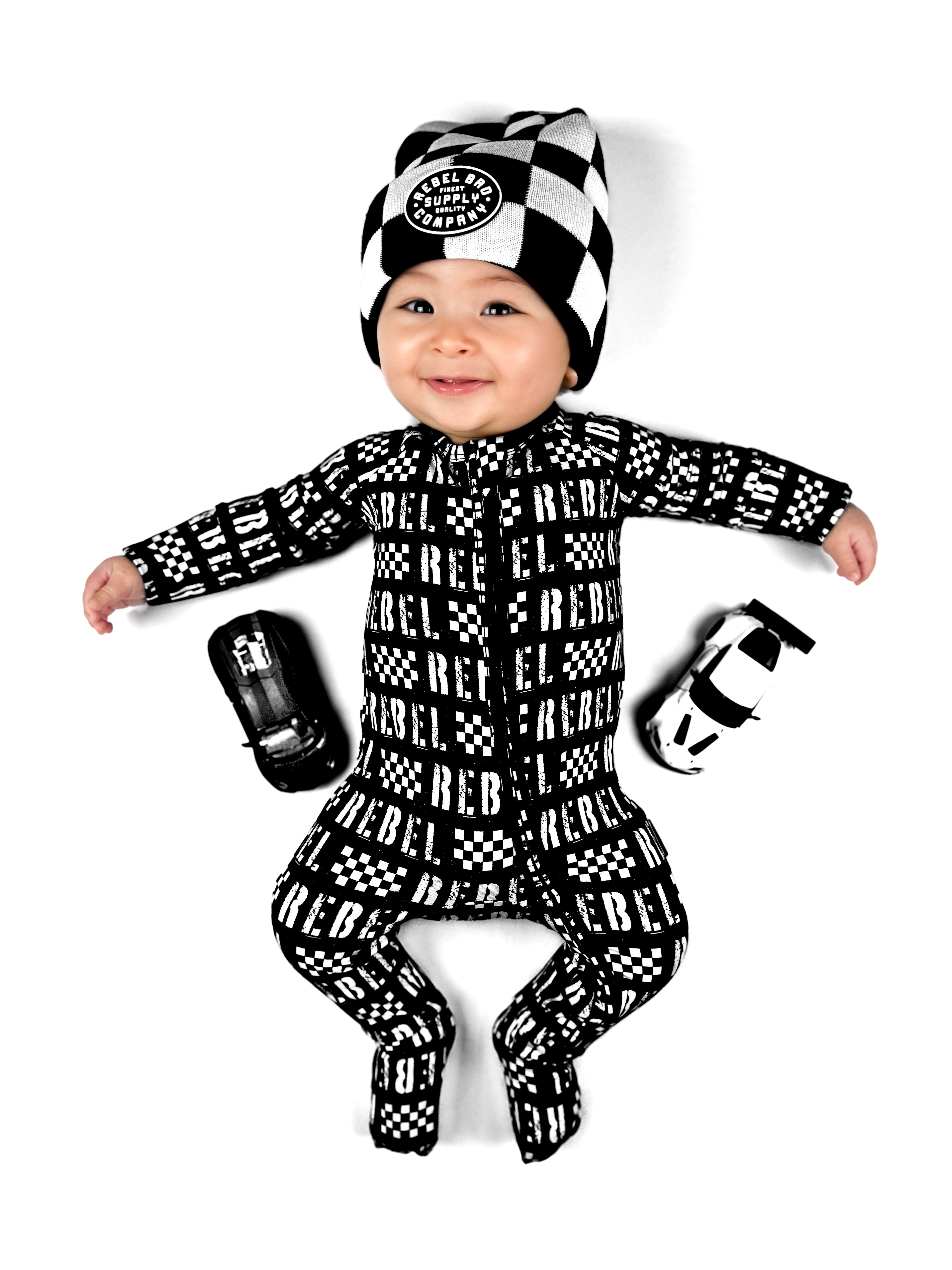 Bamboo Zippy Sleeper in Rebel Racer - Rebel Bro