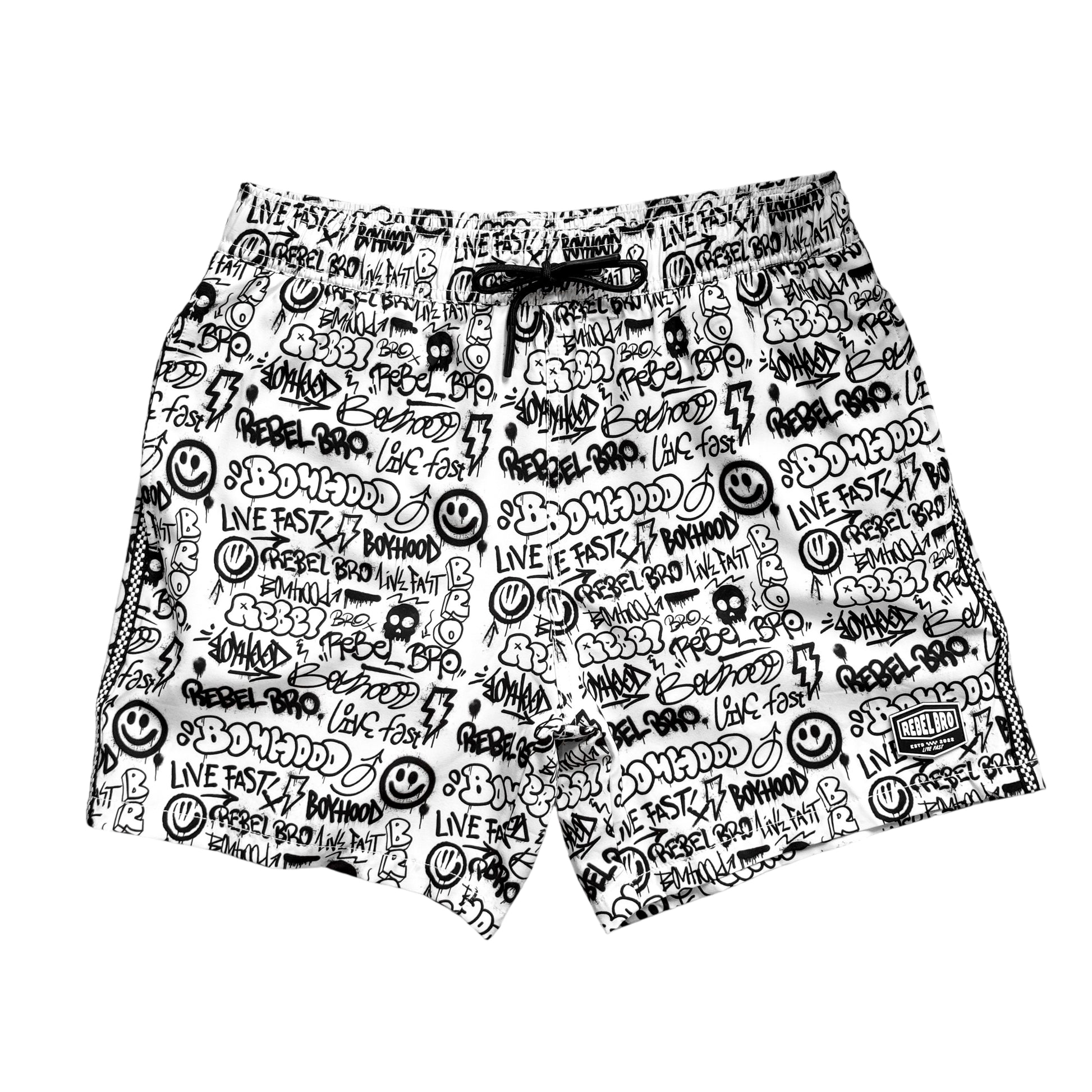 Men's Hybrid Swim Trunks in Urban Drip
