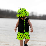 Hydro Bucket Hat in Neon Electric Lime x Jagger