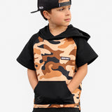 Short Sleeve Hoodie in Ranger