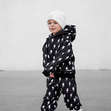 Fleece Hoodie + Sweatpants Set in Jagger