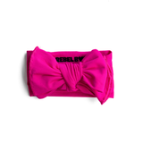 Bamboo Bow in Hottest Pink