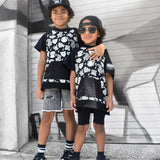 Short Sleeve Hoodie in Born To Be Wild