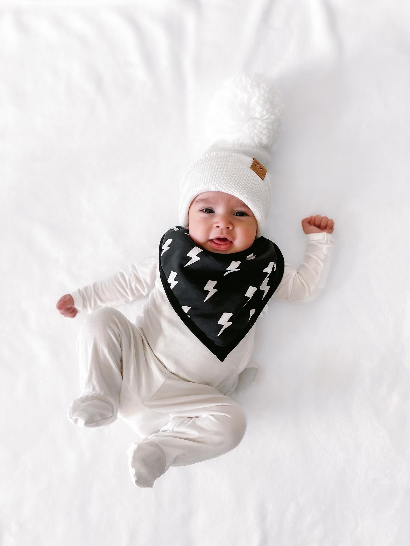 Bamboo Bandana Bib (4 Pack) in Rebel Black - Rebel Bro
