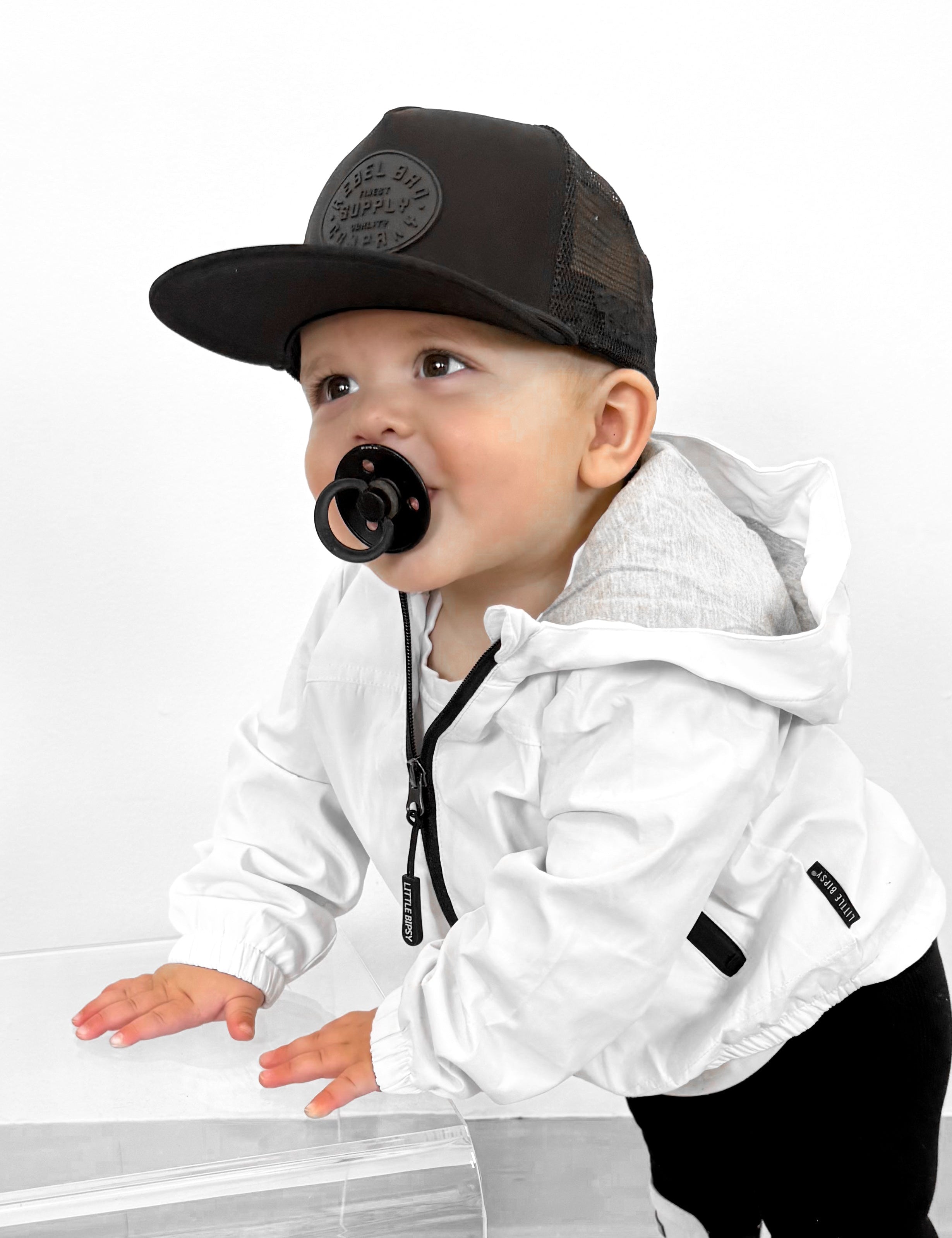 RB x LB The Core-Classic Midi Boot in Black / White - Rebel Bro