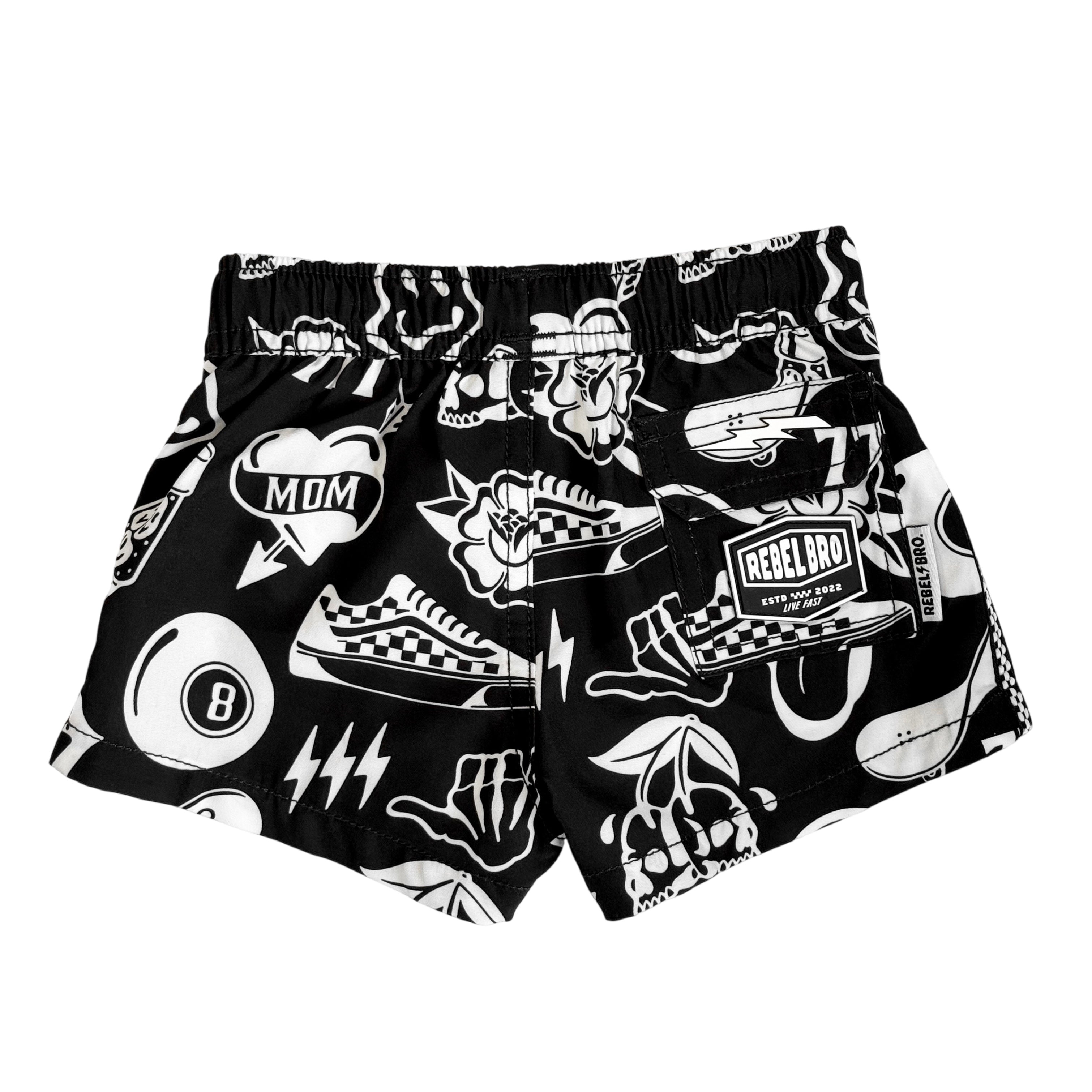Hybrid Swim Trunks in Warped Tour [Midnight Edition]