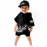 Short Sleeve Hoodie in Harley