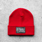 Beanie in Crimson
