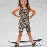 Tank + Biker Two Piece Set in Ava (Leopard)