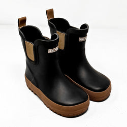 Image of RB x LB The Core-Classic Midi Boot in Black / Taupe - Rebel Bro