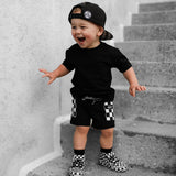 Everyday Cotton Shorts Set in Black
