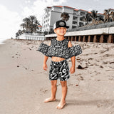 Hybrid Swim Trunks in Warped Tour [Midnight Edition] - Rebel Bro