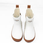 The Core-Classic Midi Boot in White / Taupe - Rebel Bro