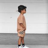 Everyday Cotton Shorts Set in Vintage Terracotta