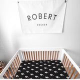 Bamboo Crib Sheet - Jagger - Rebel Bro