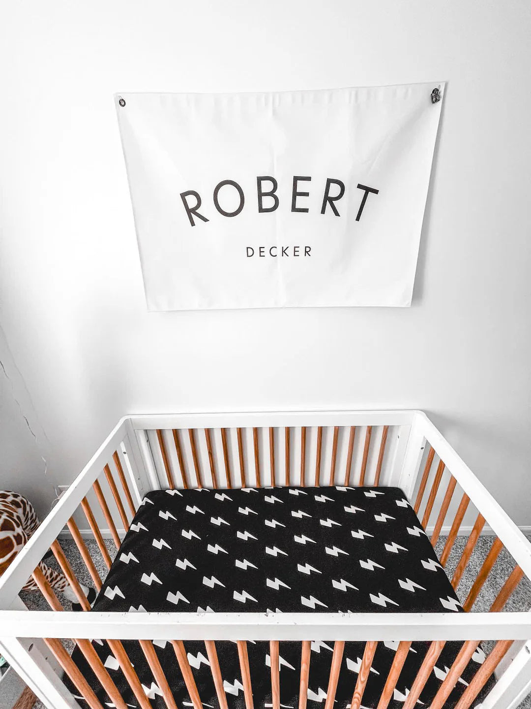 Bamboo Crib Sheet - Jagger - Rebel Bro