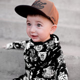 Bamboo Bandana Bib in Born to Be Wild