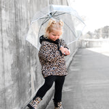 Classic Midi Rain Boot in Ava (Leopard)