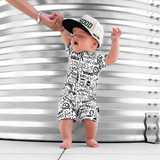 Bamboo Zippy Shortie in Urban Drip