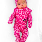 Bamboo Bow in Bubble Gum Leopard